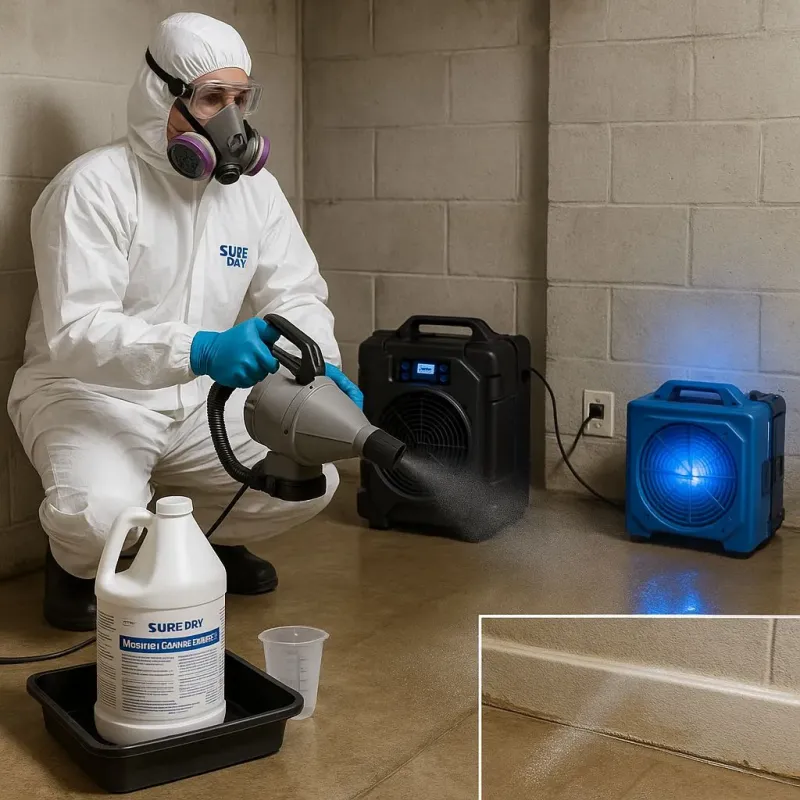 Sanitization and Odor Removal process in Schnecksville, PA